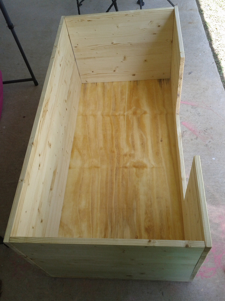 wood box stain